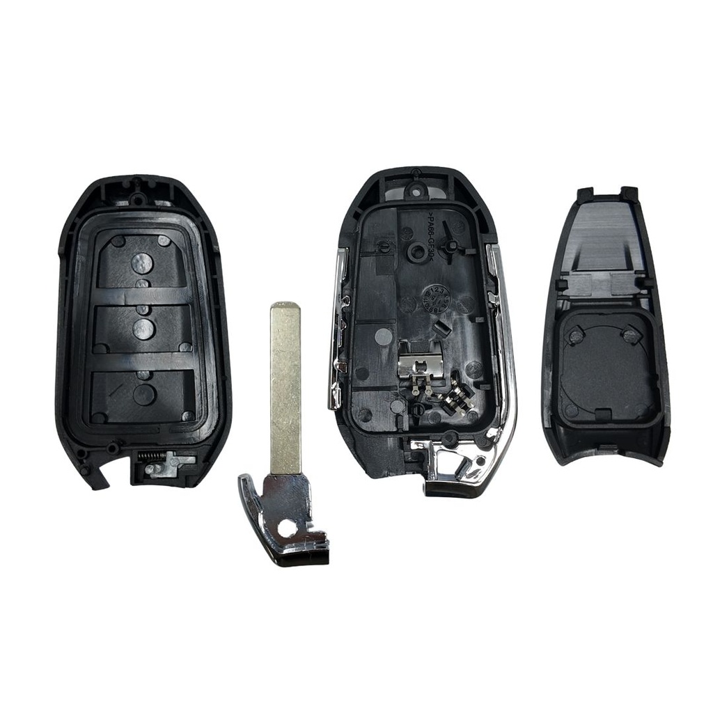 CARCASA MANDO 3 BOTONES PARA PSA VA2 (COMPATIBLE CON CIRCUITO ELECTRÓNICO XHORSE)