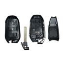 CARCASA MANDO 3 BOTONES PARA PSA VA2 (COMPATIBLE CON CIRCUITO ELECTRÓNICO XHORSE)