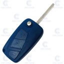 CARCASA AZUL FIAT 3 BOTONES PLEGABLE REGATA SIP22 (PORTAPILAS LATERAL) - AZUL