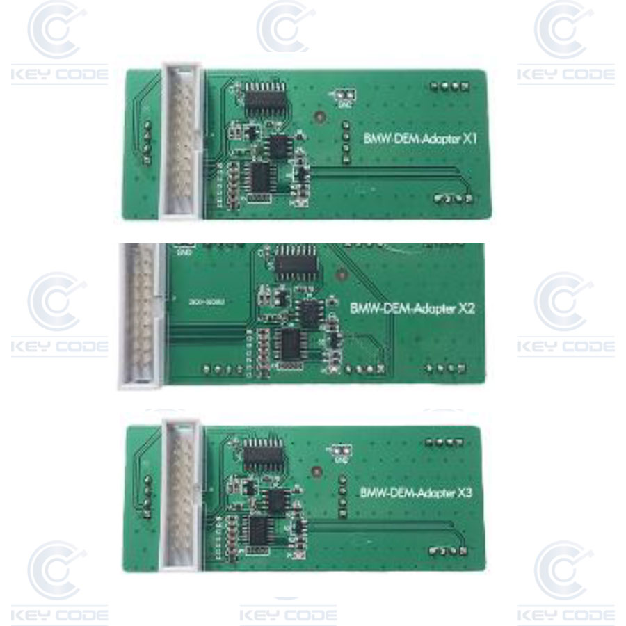 ADAPTADORES PARA TRABAJAR EN BANCO BMW DME DIESEL X1, X2, X3 PARA PROGRAMADOR ACDP 2 