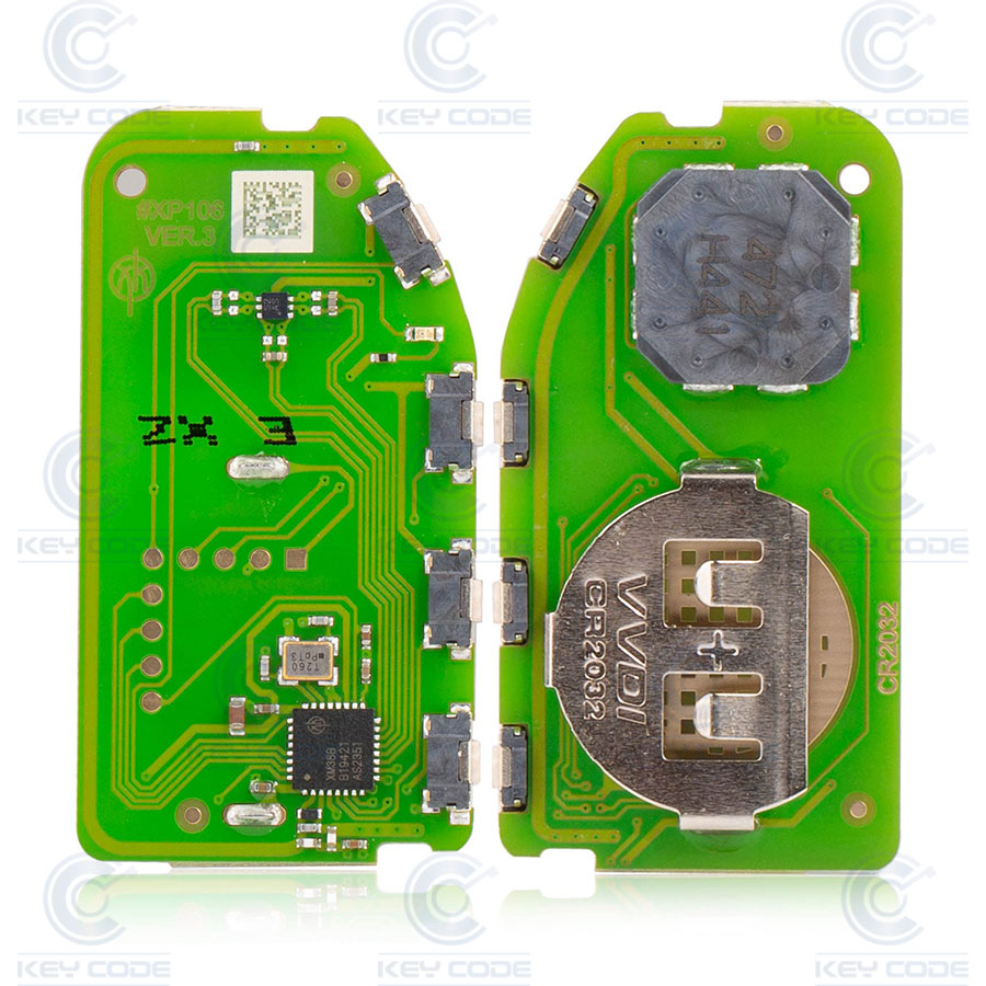 CIRCUITO ELECTRONICO XHORSE XZKA82EN PARA MANDOS KIA DE 4 BOTONES 433 MHZ FSK