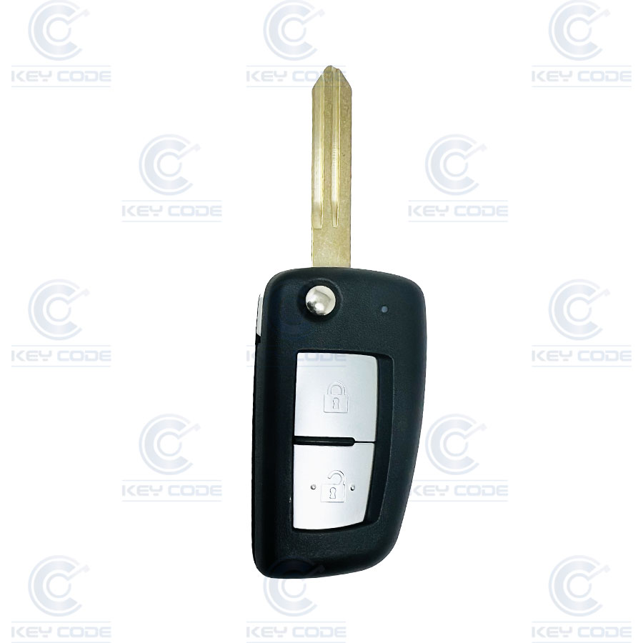 MANDO PLEGABLE 2 BOTONES DE QASHQAI J11 (2013-2016), PULSAR C13 2014-2016 (H05614EA1A, 282684CB0B) HITAG 128 BITS AES ID4A PCF7961M