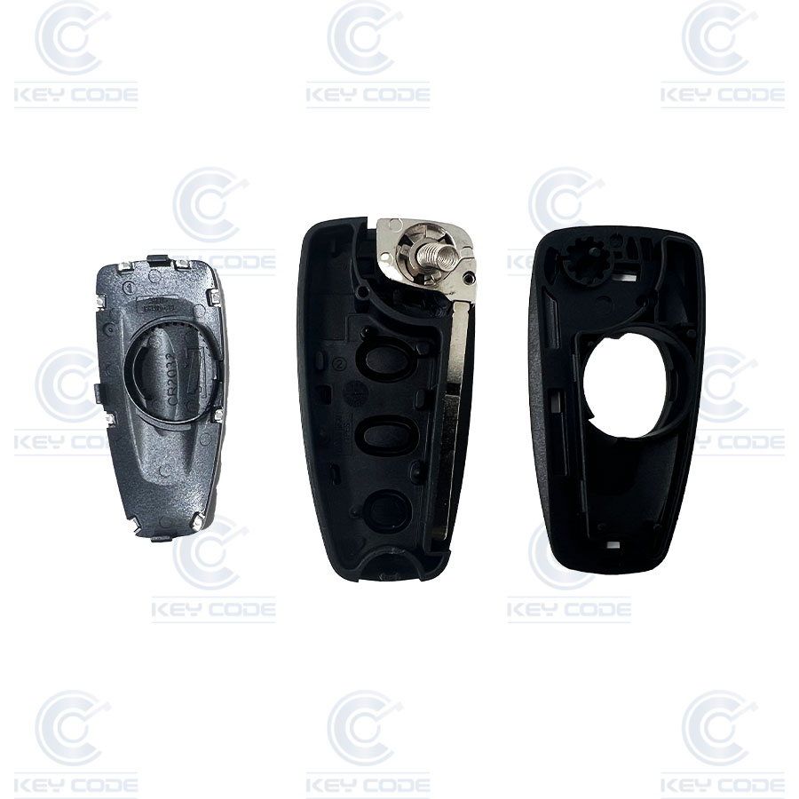 CARCASA MANDO LAGRIMA PLEGABLE 3 BOTONES FOCUS - HU101