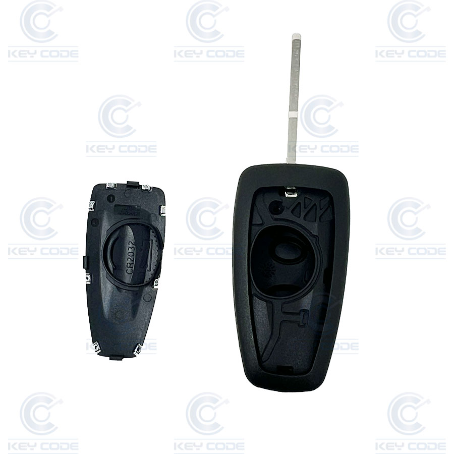 CARCASA MANDO PLEGABLE LAGRIMA 3 BOTONES VAN HU101