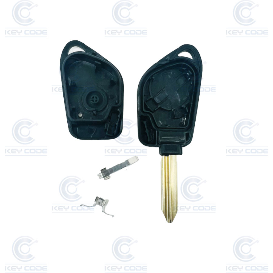 CARCASA MANDO PSA PARTNER FIJO 1 BOTON CRUZ