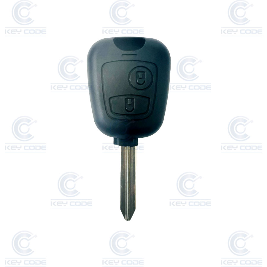 CARCASA MANDO PSA PARTNER, BERLINGO, XSARA FIJO 2 BOTONES CON ESPADÍN SX9