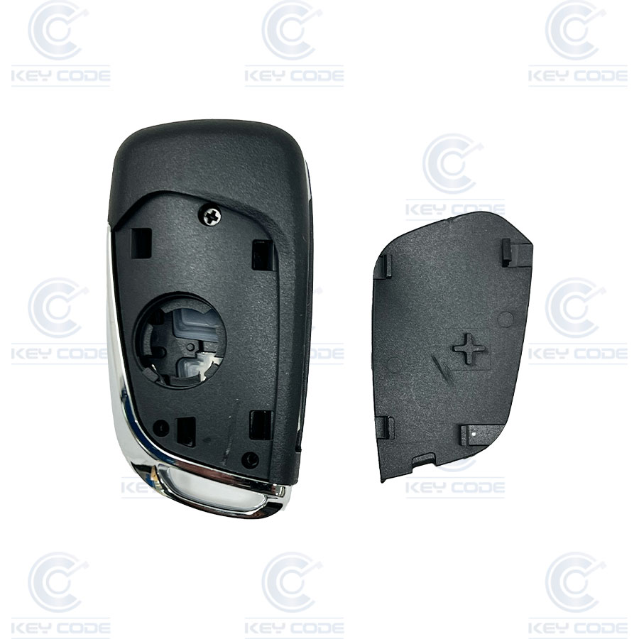 CARCASA PSA DE MANDO PLEGABLE 2 BOTONES HU83 (PILA EN CARCASA)