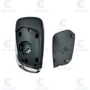 CARCASA PSA DE MANDO PLEGABLE 2 BOTONES HU83 (PILA EN CARCASA)