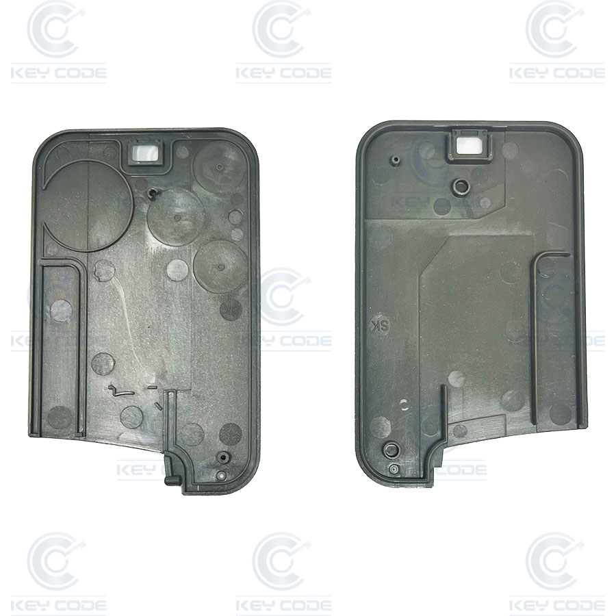 CARCASA TARJETA RNLT LAGUNA 3 BOTONES SIN ESPADIN (BOTÓN LUZ Y CON HUECO)