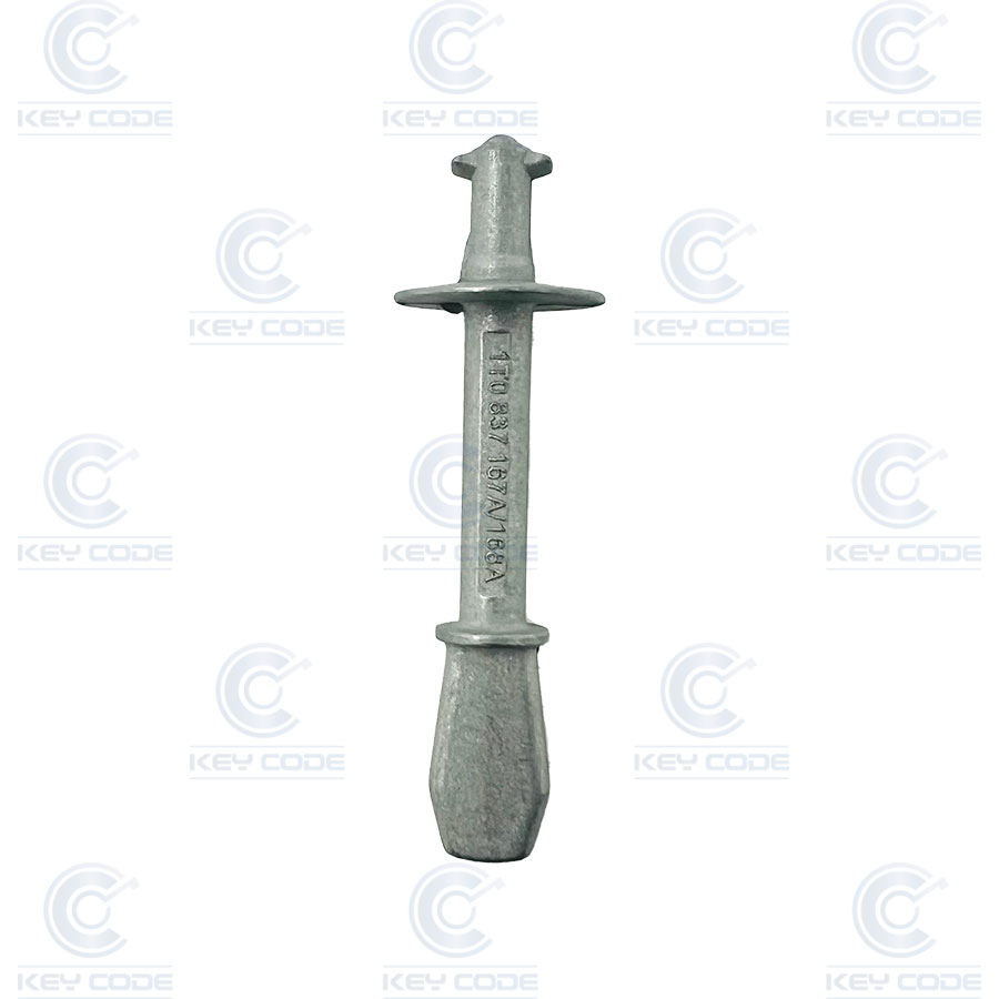 CERRADURA DE PUERTA VW DESMONTADA CADDY (2005-2007) (2K0837167, 2K0837168) CON LEVA LARGA HU66