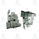CERRADURA DE PUERTA VW DESMONTADA CADDY (2005-2007) (2K0837167, 2K0837168) CON LEVA LARGA HU66