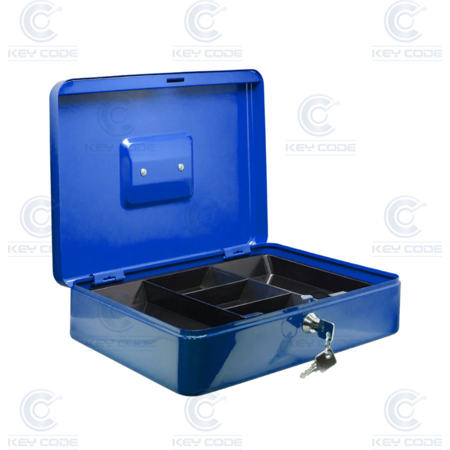 COFRE METALICO PORTATIL 76/4 TECHNOMAX - AZUL -