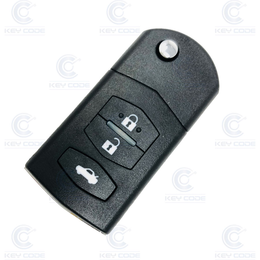 TELECOMMANDE AVEC 3 BOUTONS POUR MAZDA 2 (DH58675RYC) 4D60 433 Mhz FSK
