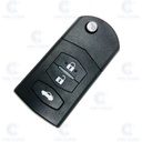 TELECOMMANDE AVEC 3 BOUTONS POUR MAZDA 2 (DH58675RYC) 4D60 433 Mhz FSK