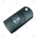 TELECOMMANDE PLIABLE 2 BOUTONS MAZDA 5 4D6e 433 Mhz FSK