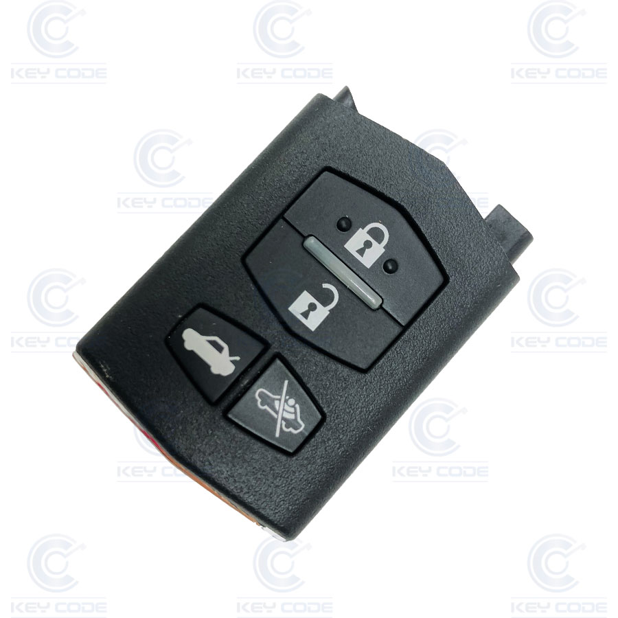 TELECOMMANDE MAZDA 6, MX5 VISTEON AVEC 4 BOUTONS (FE20675RYB) 433 Mhz FSK - ORIGINALE