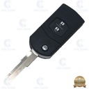 CARCASA DE MANDO PLEGABLE MAZDA DE 2 BOTONES MAZ24 - CALIDAD PREMIUM