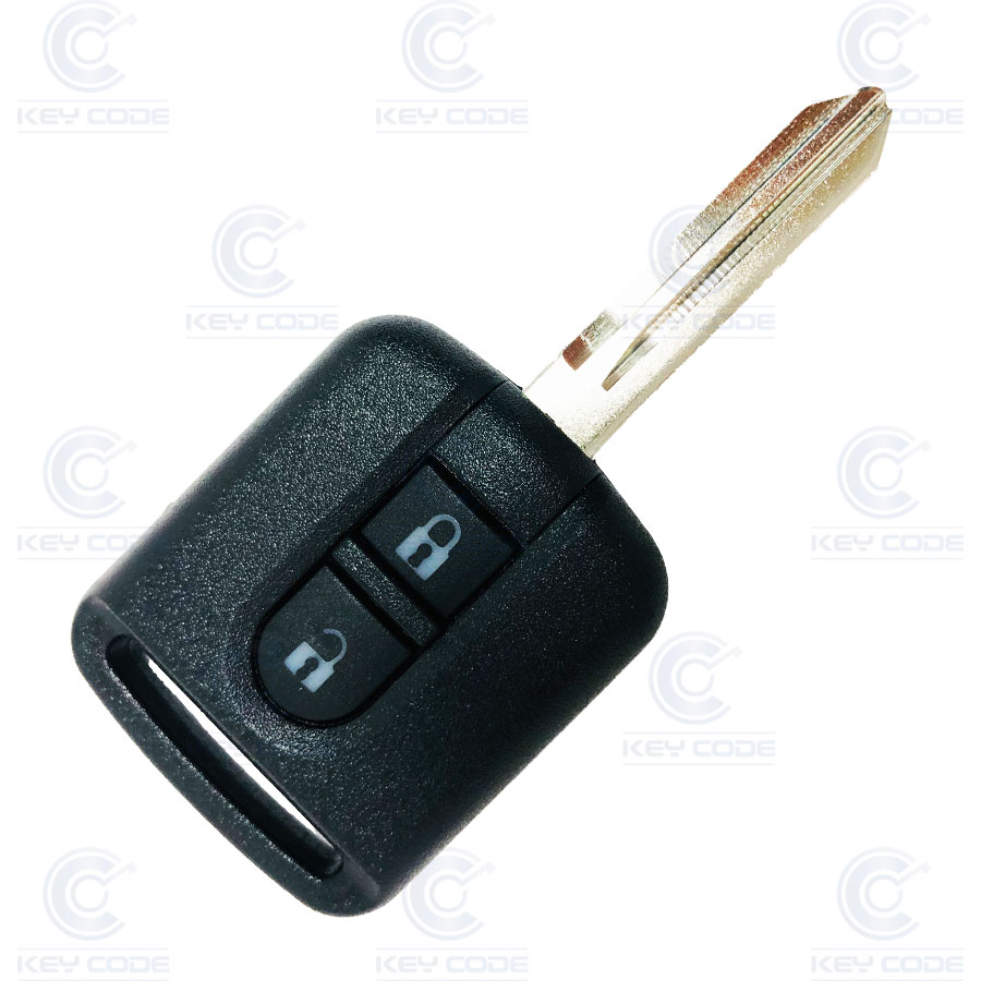 [NI102TE00-AF] 2 BUTTON REMOTE KEY FOR NISSAN QASHQAI, MICRA, NOTE, NAVARA, CABSTER K12 PCF7046 (28268AX61A, 28268AX600) 433 Mhz ASK