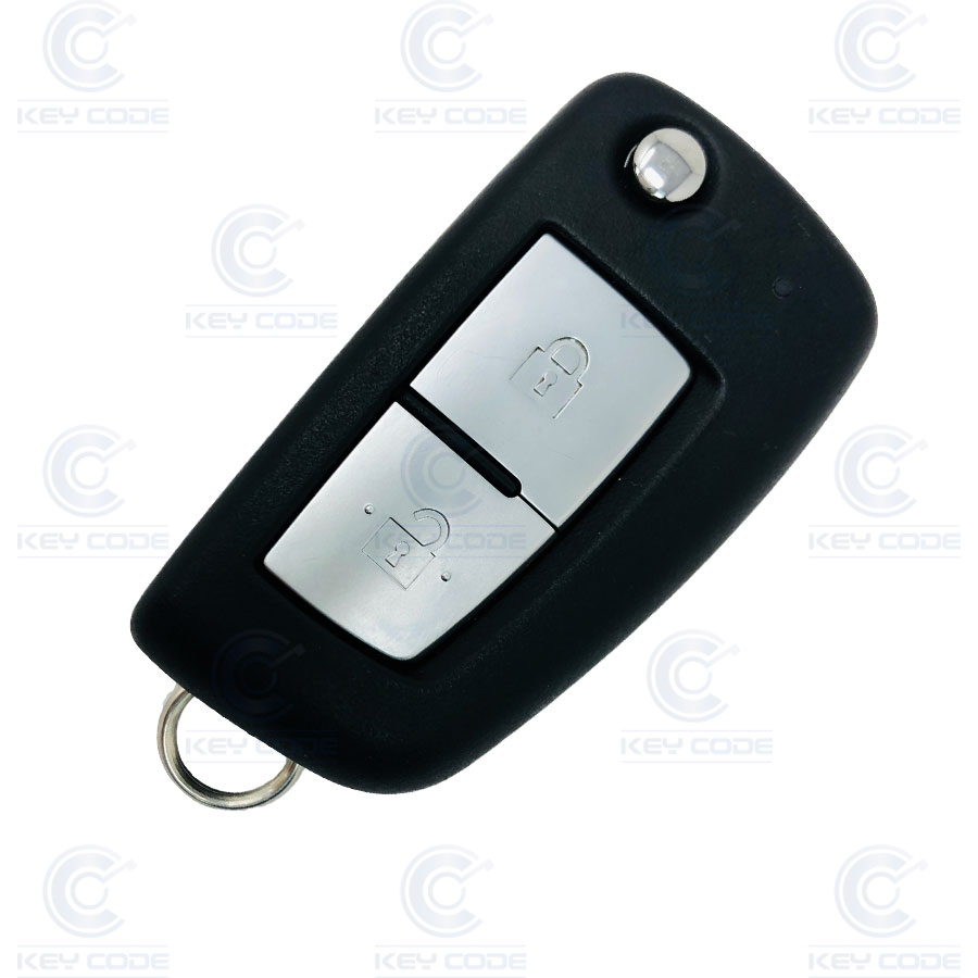 MANDO PLEGABLE DE 2 BOTONES DE NISSAN JUKE F15 (H0561-BA60C) PCF7961 SIN ESPADIN 433 mhz FSK - ORIGINAL