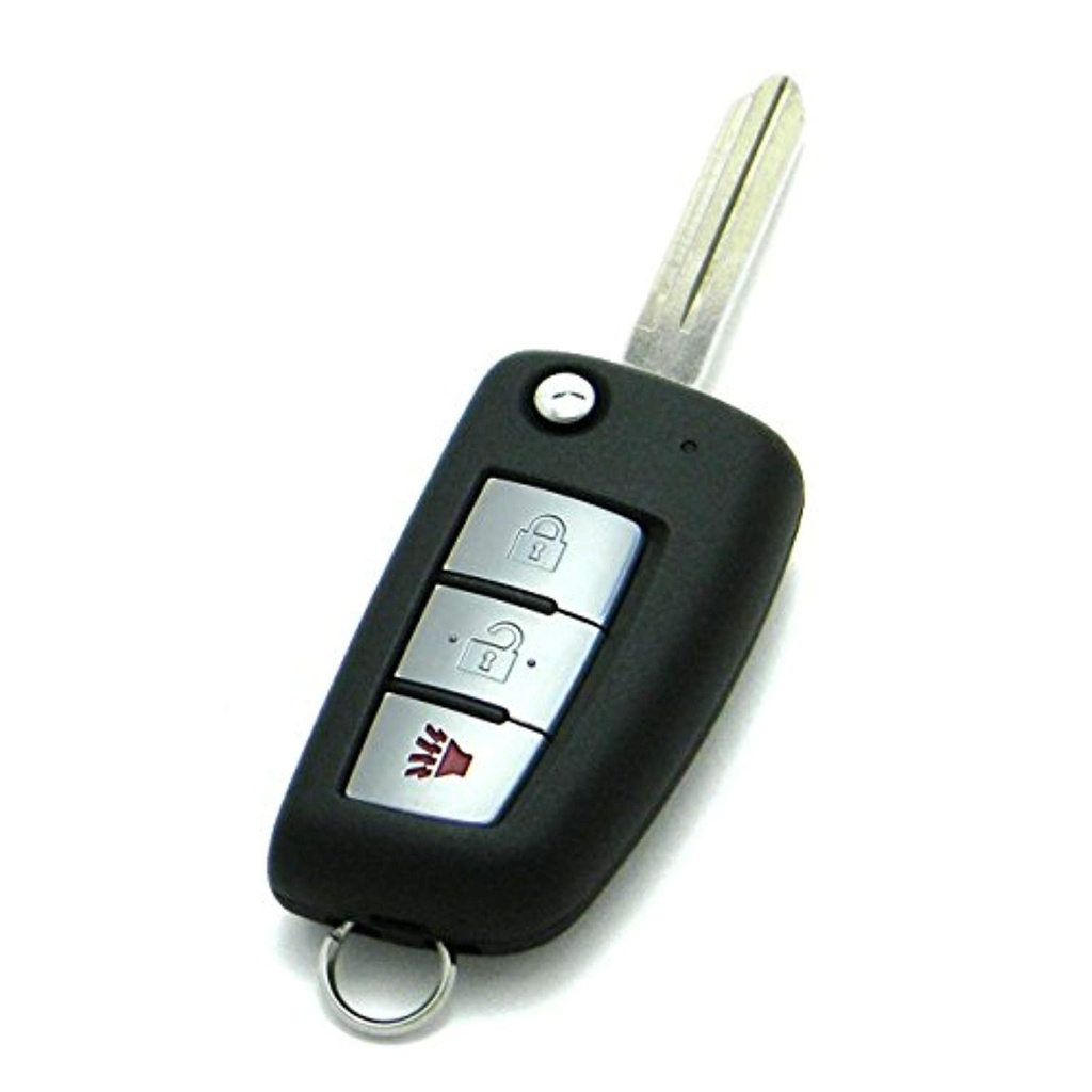 CAPA DE CONTROLE REMOTO PLEGÁVEL DE 3 BOTÕES PARA NISSAN NSN14