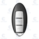 NISSAN OVAL REMOTE CASE WITH 3 BUTTONS - PREMIUM QUALITY