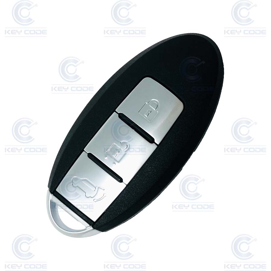 [NICS3B-SUV-P] NISSAN OVAL REMOTE CASE WITH 3 BUTTONS (SUV BUTTON) - PREMIUM QUALITY