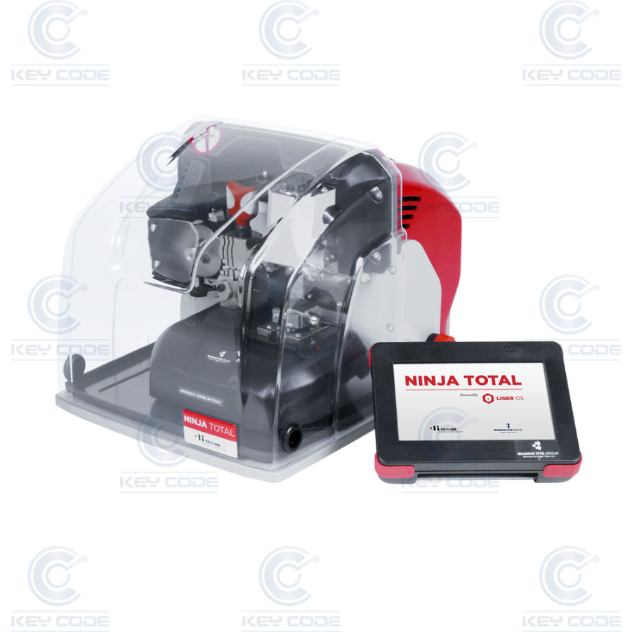 MÁQUINA ELECTRÓNICA DE CORTE DE LLAVES PLANAS, LASER Y SE SEGURIDAD NINJA TOTAL BI999-BS (1 MORDAZA)