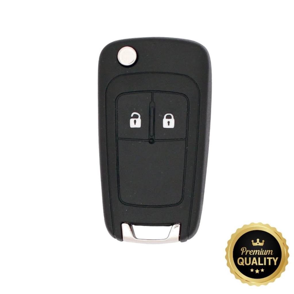 CARCASA MANDO INSIGNIA/ASTRA J PLEGABLE 2 BOTONES - CALIDAD PREMIUM