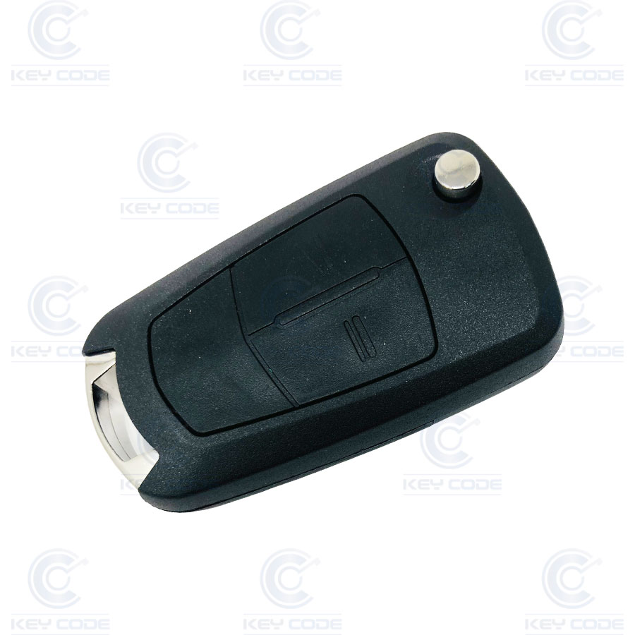 [OP100TE01-AF] FLIP REMOTE KEY WITH 2 BUTTONS FOR OPEL CORSA D AND MERIVA (93189835, 93189840, 139468) PCF7941 ID46 433 Mhz ASK