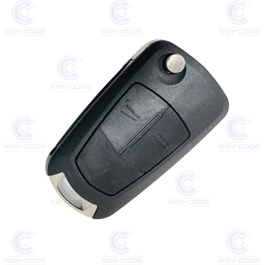 REMOTE ASTRA H/ZAFIRA B FOLDABLE 2 BUTTONS Z PROFILE HU100 VALEO (04-10) (9001124, 93178494) PCF7941 ID46 433MHZ - PREMIUM QUALITY -