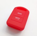 FUNDA DE SILICONA PARA MANDOS DE CORSA C DE 2 BOTONES - ROJO 