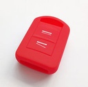 SILICONE COVER FOR 2 BUTTON OPEL CORSA C REMOTES - RED 