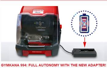 ADAPTATEUR DE BATTERIE EXTERNE BOSCH POUR MACHINE KEYLINE GYMKANA (BATTERIE ET CHARGEUR NON INCLUS) OPZ11388B
