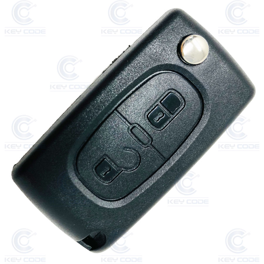 MANDO PSA EXPERT III-807 PLEGABLE 2 BOTONES HU83 PCF7941 ID46 (649089) 433 Mhz ASK ORIGINAL 