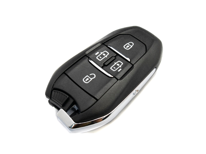 TELECOMMANDE KEYLESS AVEC 4 BOUTONS POUR PSA EXPERT ET TRAVELLER (98097798ZD) HITAG 128 AES - ID4A 434 MHZ FSK - ORIGINALE