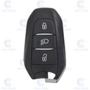 MANDO KEYLESS 3 BOTONES PARA PEUGEOT 2008 (9836956180, 9840149780) HITAG 128 BITS AES ID4A NCF 29A1M 433MHZ FSK - ORIGINAL -