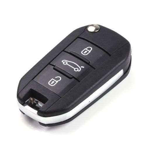 MANDO PSA 208, 308 Y 2008 PLEGABLE 3 BOTONES HU83 SIN ESPADIN (1608504480) PCF7941 ID46 433 mhz BOTON MALETERO ORIGINAL 