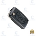 PSA 407 3 BUTTONS REMOTE CASE (VA2) (BATTERY ON CIRCUIT) TRUNK BUTTON WITHOUT LOGO - PREMIUM QUALITY