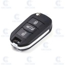 COQUE TELECOMMANDE PSA 508/208 PLIABLE 3 BOUTONS VA2 