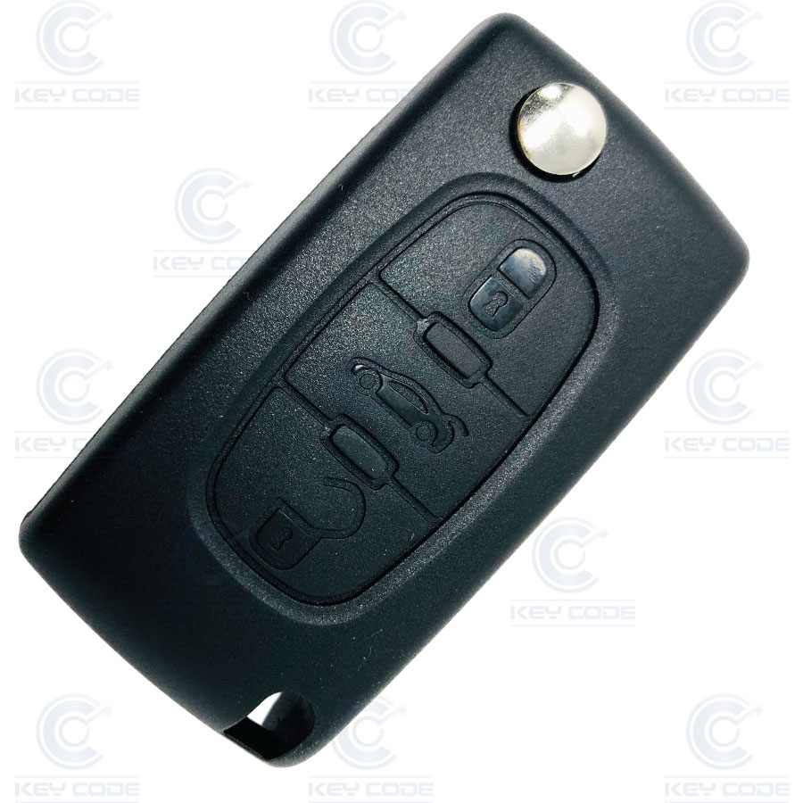 MANDO 308 SW (2008-2010) PLEGABLE 3 BOTONES (6490S0, 6490LQ) PCF7961 ID46 433 Mhz FSK ORIGINAL