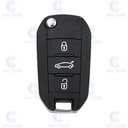 PSA 508  / PSA C-ELYSEE / C4-CACTUS 3 BUTTON FLIP REMOTE KEY HITAG 2 ID46 PCF7941 - 433 mhz FSK - HU83