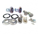 PAIR OF DISASSEMBLED DOOR LOCKS FOR 106, 205, 405 NE72 (252196)