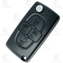 PSA REMOTE KEY WITH 4 BUTTONS FOR 807 (2005-2009) 649090 PCF7941 ID46 433 mhz ASK AFTER MARKET