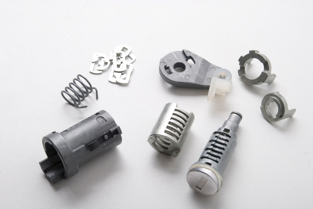  307 DISASSEMBLED DOOR LOCK + SPRAT SET (9170R4) HU83