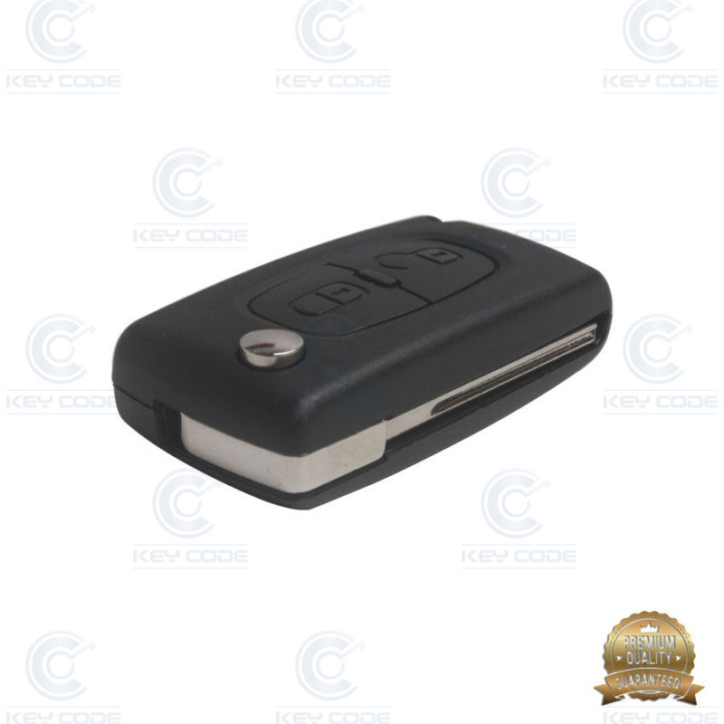 [PE83CS2B-CTS-P] PSA 307 2 BUTTONS REMOTE CASE HU83 (WITHOUT LOGO) BATTERY ON BOARD - PREMIUM QUALITY