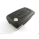 PSA 407 FLIP KEY REMOTE CASE HU83 (BATTERY ON CIRCUIT) WITHOUT LOGO (3 BUTTONS) - PREMIUM QUALITY