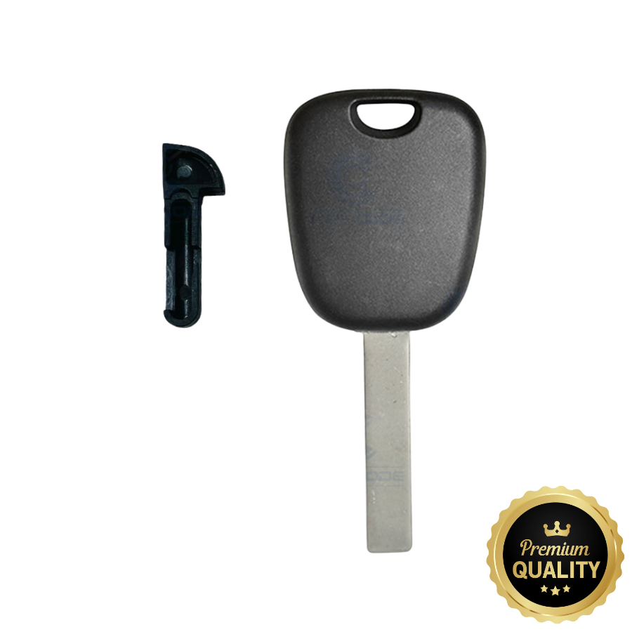 PSA HU83 GLASS AND CARBON TRANSPONDER KEY (WITH SUPPORT) - PREMIUM QUALITY
