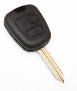 COQUE TELECOMMANDE PSA PARTNER FIXE 2 BOUTONS INSERT EN CROIX