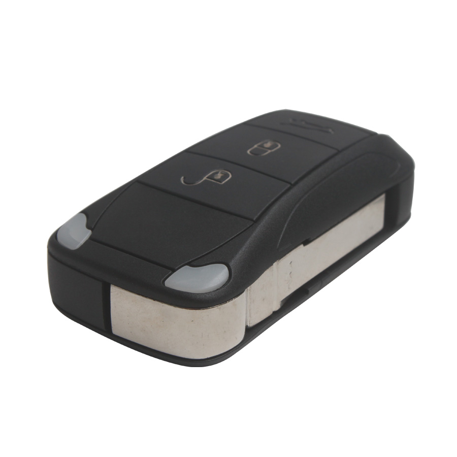CARCASA MANDO PLEGABLE PORSCHE CAYENNE 3 BOTONES HU66 