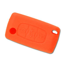 SILICONE CASE FOR 2-BUTTON FOLDABLE REMOTES PSA - ORANGE